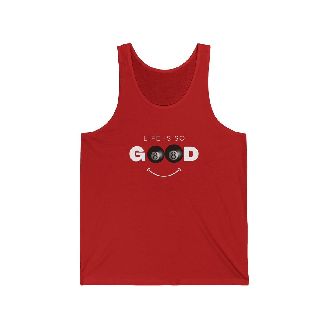 Life is So Good - 8 Ball - Unisex Tank Top - BFLY BILLIARDS
