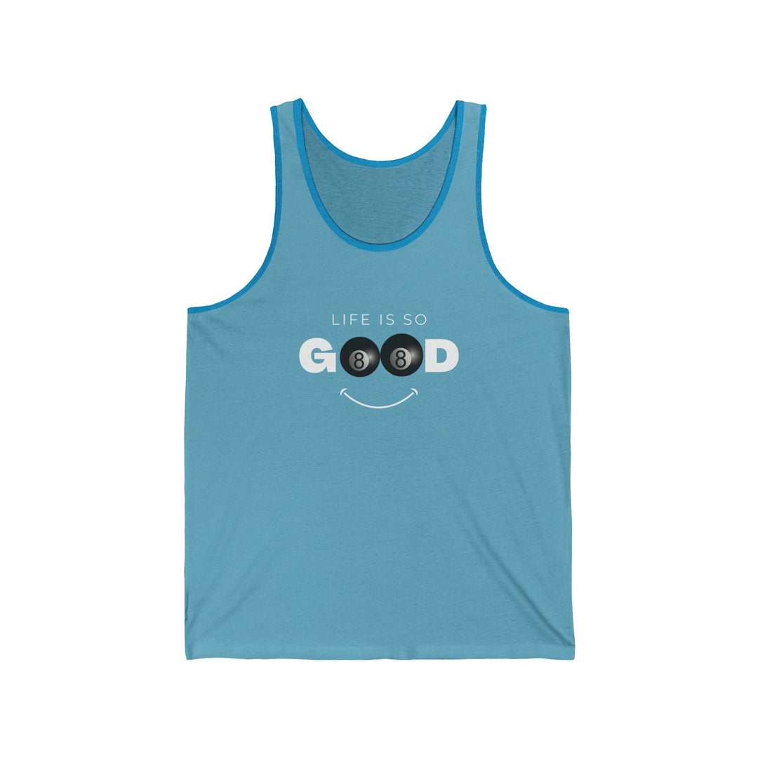 Life is So Good - 8 Ball - Unisex Tank Top - BFLY BILLIARDS