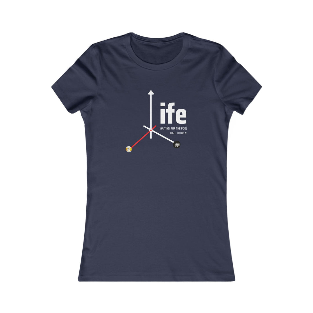 Life - Pool Hall - Women's Fitted Tee - BFLY BILLIARDS