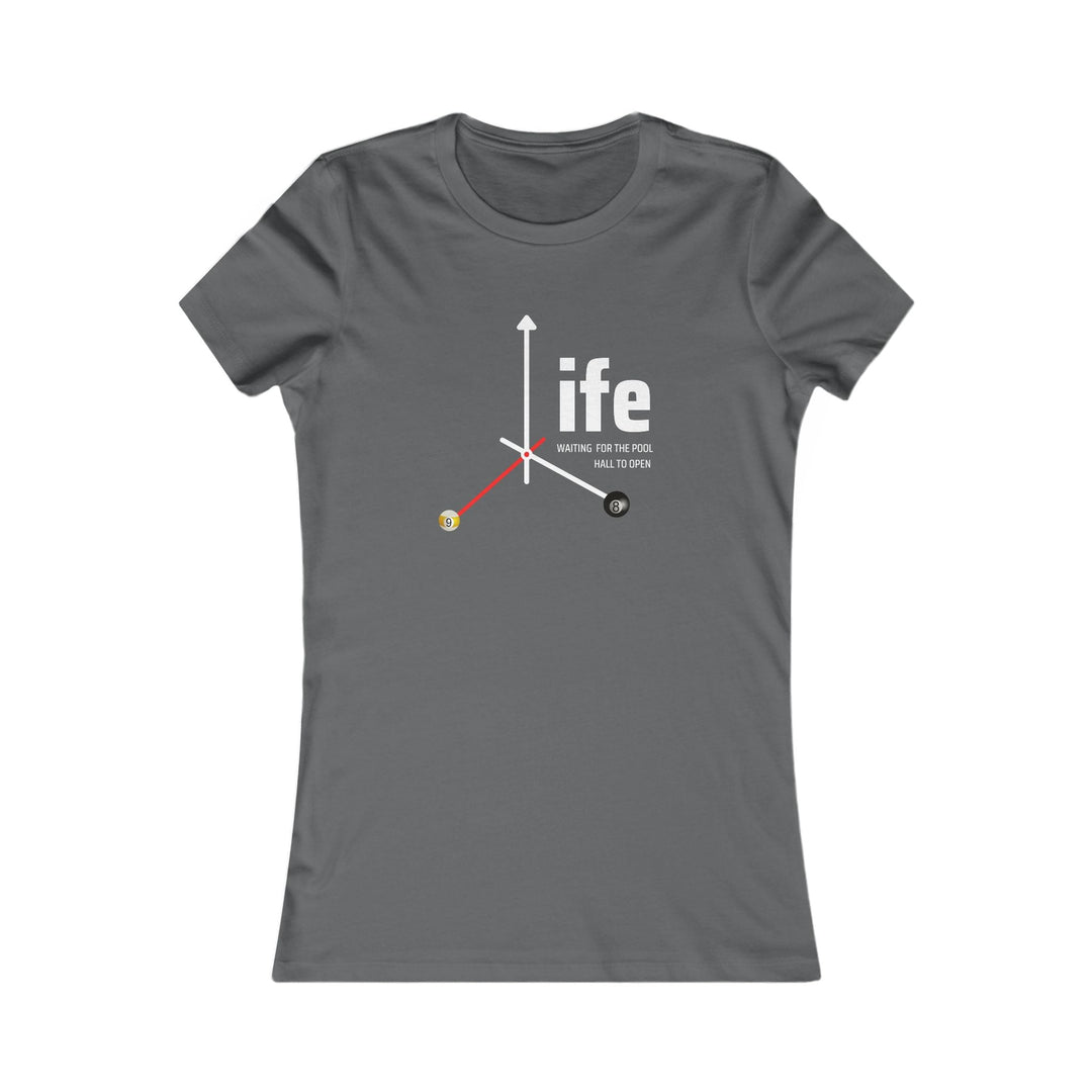 Life - Pool Hall - Women's Fitted Tee - BFLY BILLIARDS