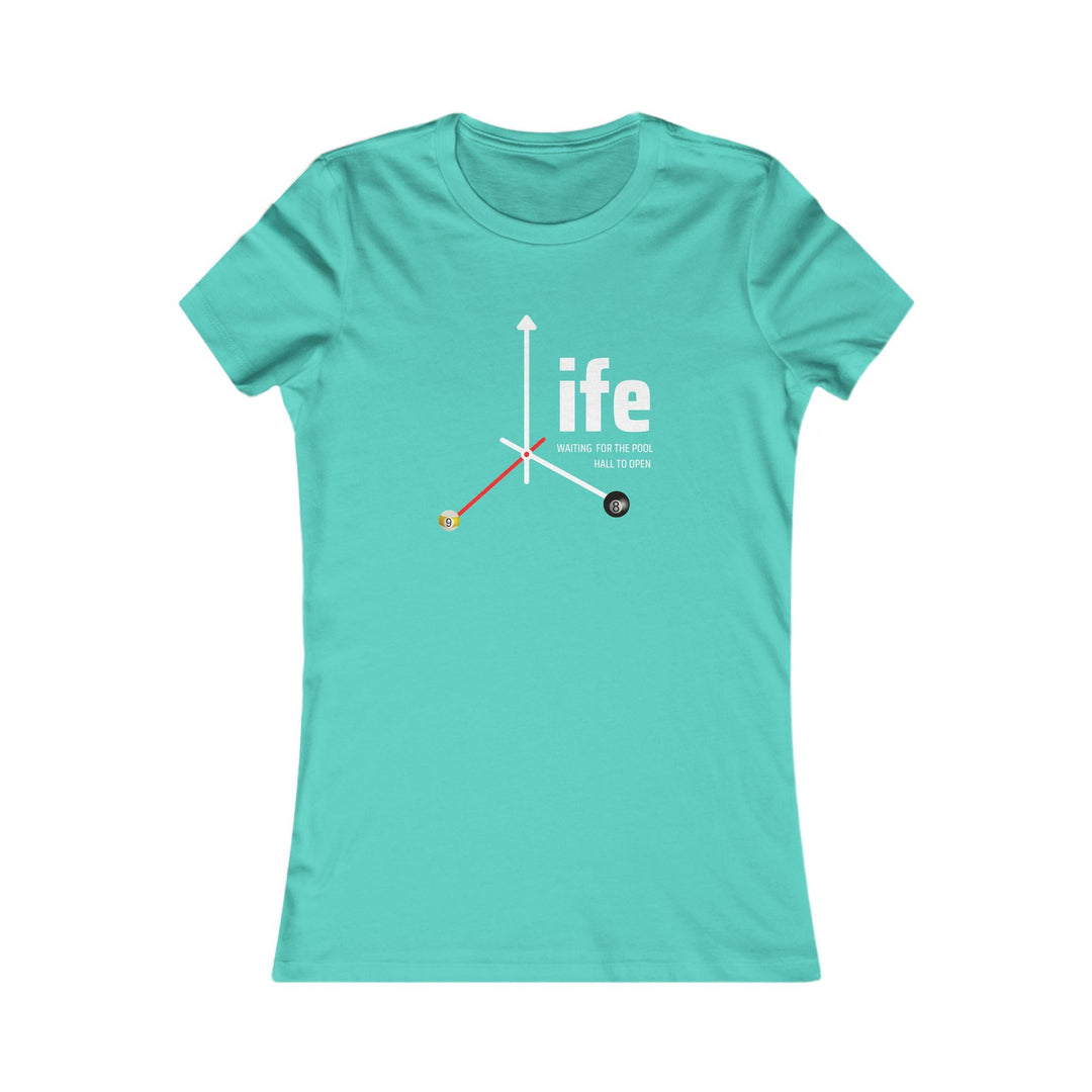 Life - Pool Hall - Women's Fitted Tee - BFLY BILLIARDS