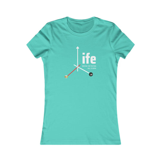 Life - Pool Hall - Women's Fitted Tee - BFLY BILLIARDS