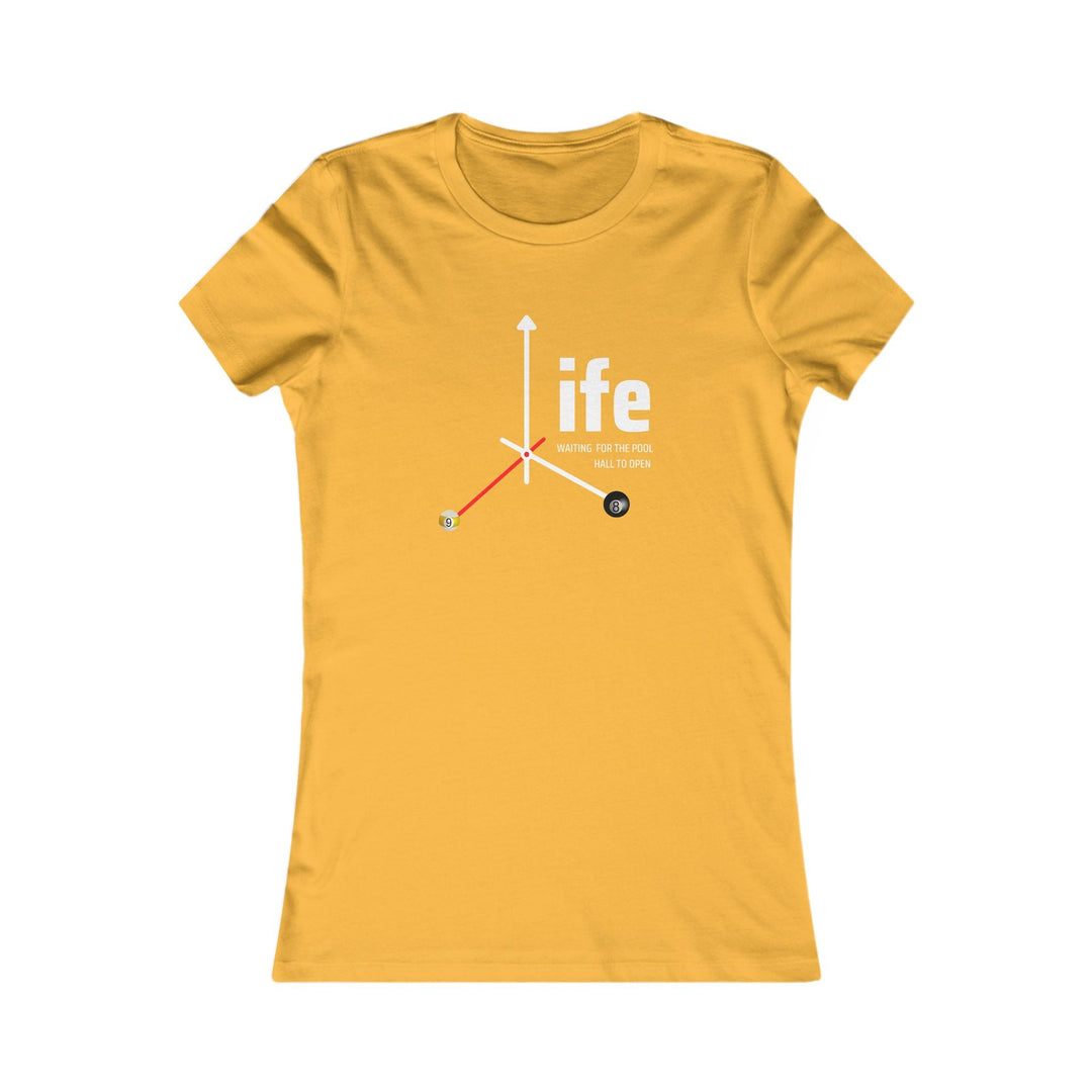 Life - Pool Hall - Women's Fitted Tee - BFLY BILLIARDS