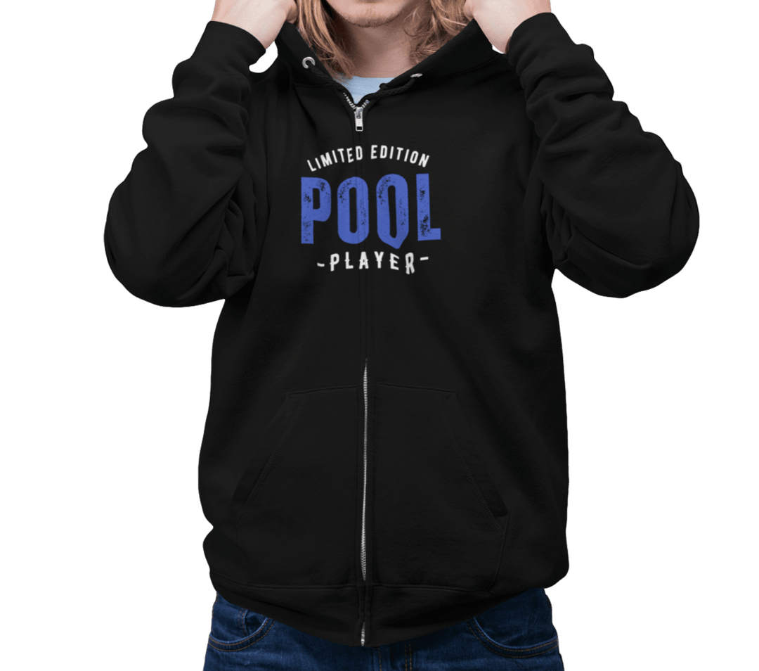 Limited Edition - Pool Player - Full Zip Hoodie - BFLY BILLIARDS