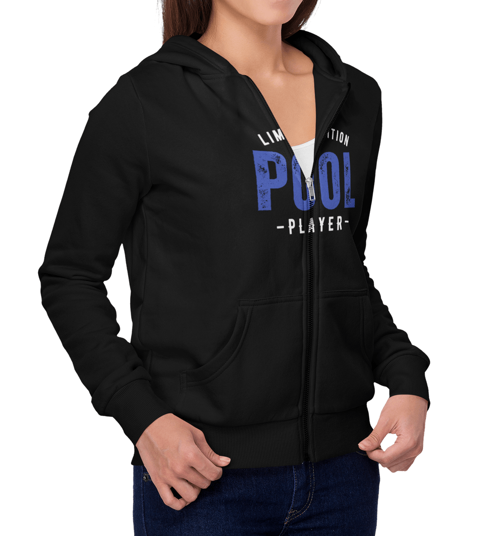 Limited Edition - Pool Player - Full Zip Hoodie - BFLY BILLIARDS