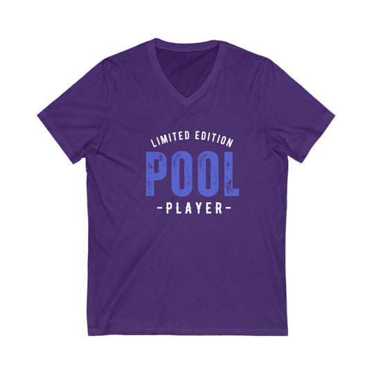 Limited Edition - Pool Player - Unisex V - Neck Tee - BFLY BILLIARDS