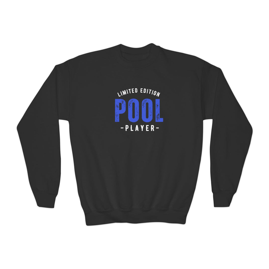 Limited Edition - Pool Player - Unisex Youth Crewneck Sweatshirt - BFLY BILLIARDS