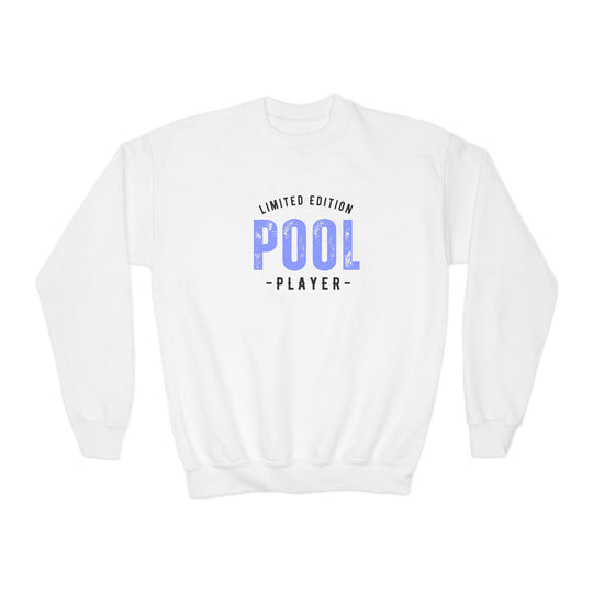 Limited Edition - Pool Player - Unisex Youth Crewneck Sweatshirt - BFLY BILLIARDS