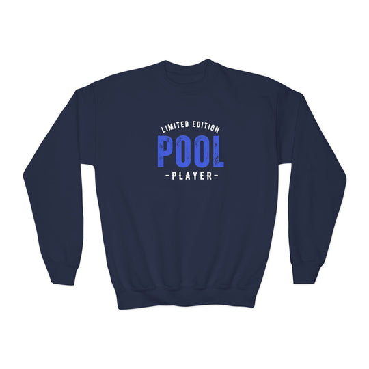 Limited Edition - Pool Player - Unisex Youth Crewneck Sweatshirt - BFLY BILLIARDS