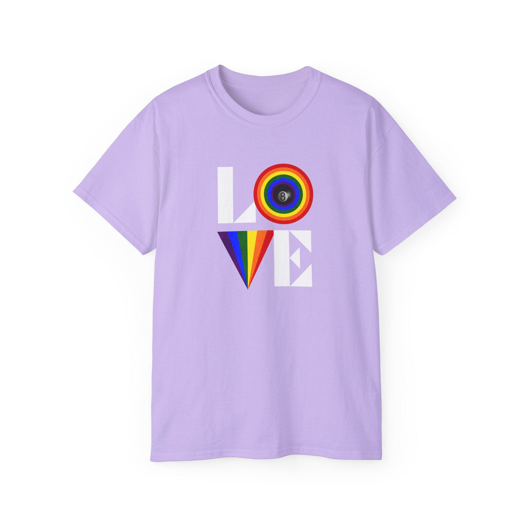 LOVE - 8 Ball - Unisex Cotton T-Shirt - BFLY BILLIARDS