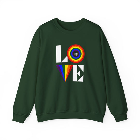 LOVE - 8 Ball - Unisex Crewneck Sweatshirt - BFLY BILLIARDS