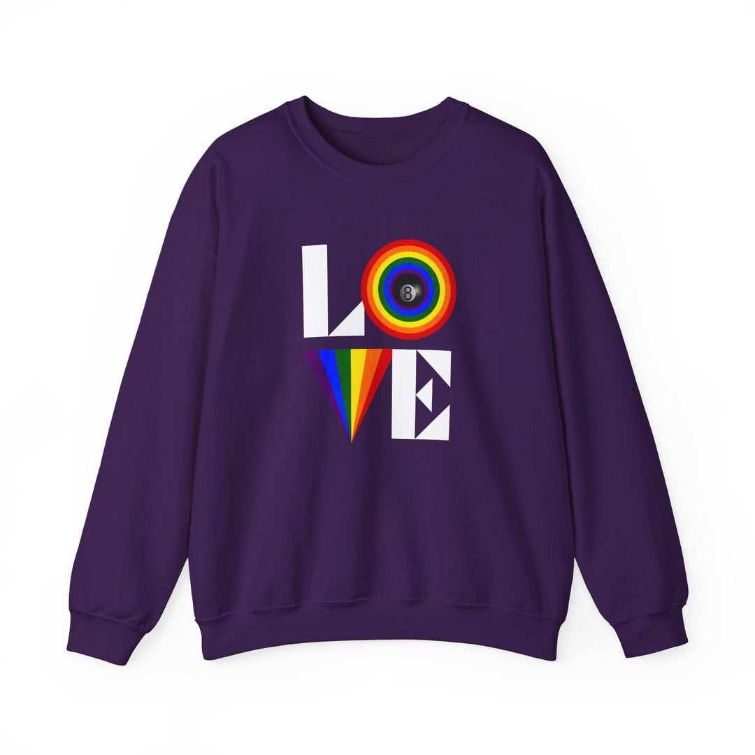 LOVE - 8 Ball - Unisex Crewneck Sweatshirt - BFLY BILLIARDS