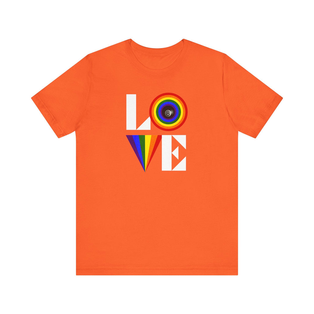LOVE - 8 Ball - Unisex Softstyle Tee - BFLY BILLIARDS