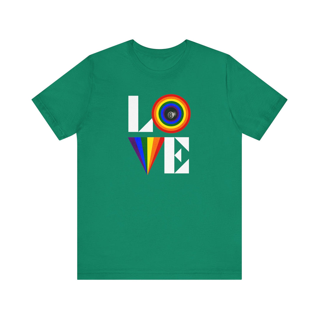 LOVE - 8 Ball - Unisex Softstyle Tee - BFLY BILLIARDS