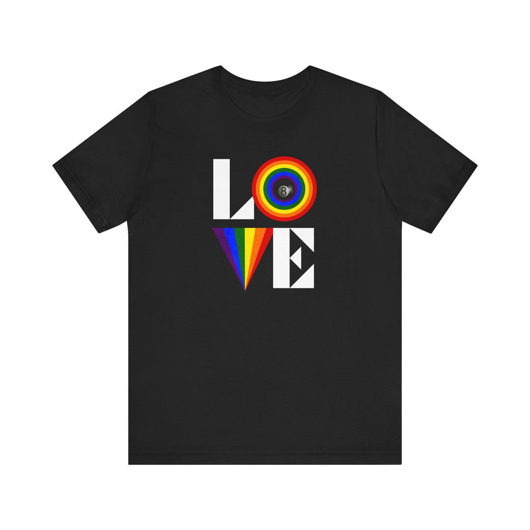 LOVE - 8 Ball - Unisex Softstyle Tee - BFLY BILLIARDS
