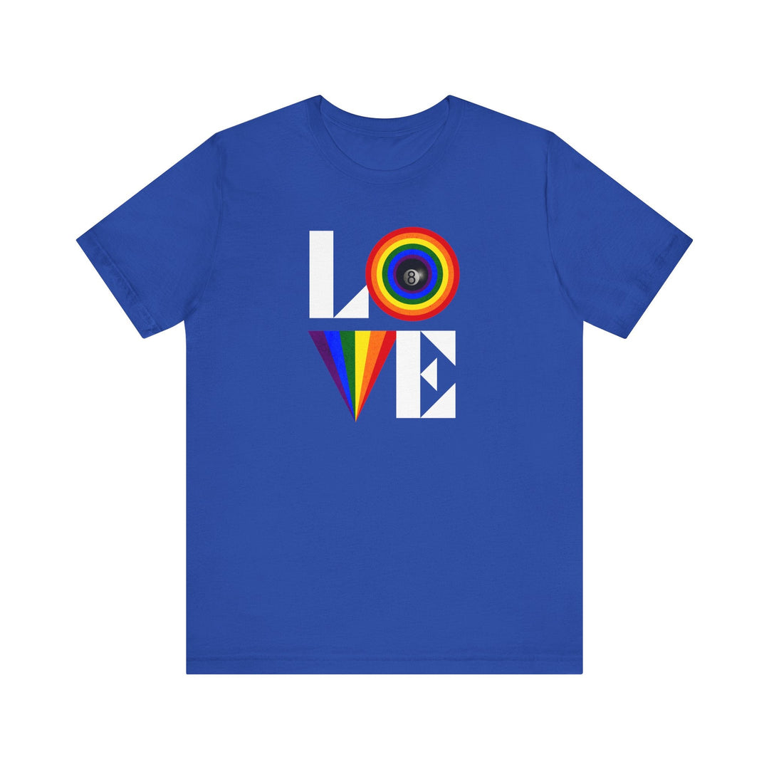 LOVE - 8 Ball - Unisex Softstyle Tee - BFLY BILLIARDS
