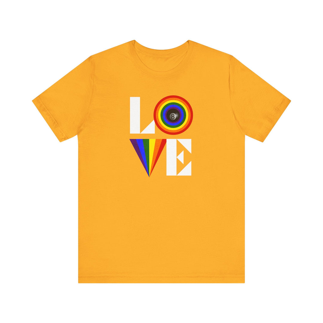 LOVE - 8 Ball - Unisex Softstyle Tee - BFLY BILLIARDS