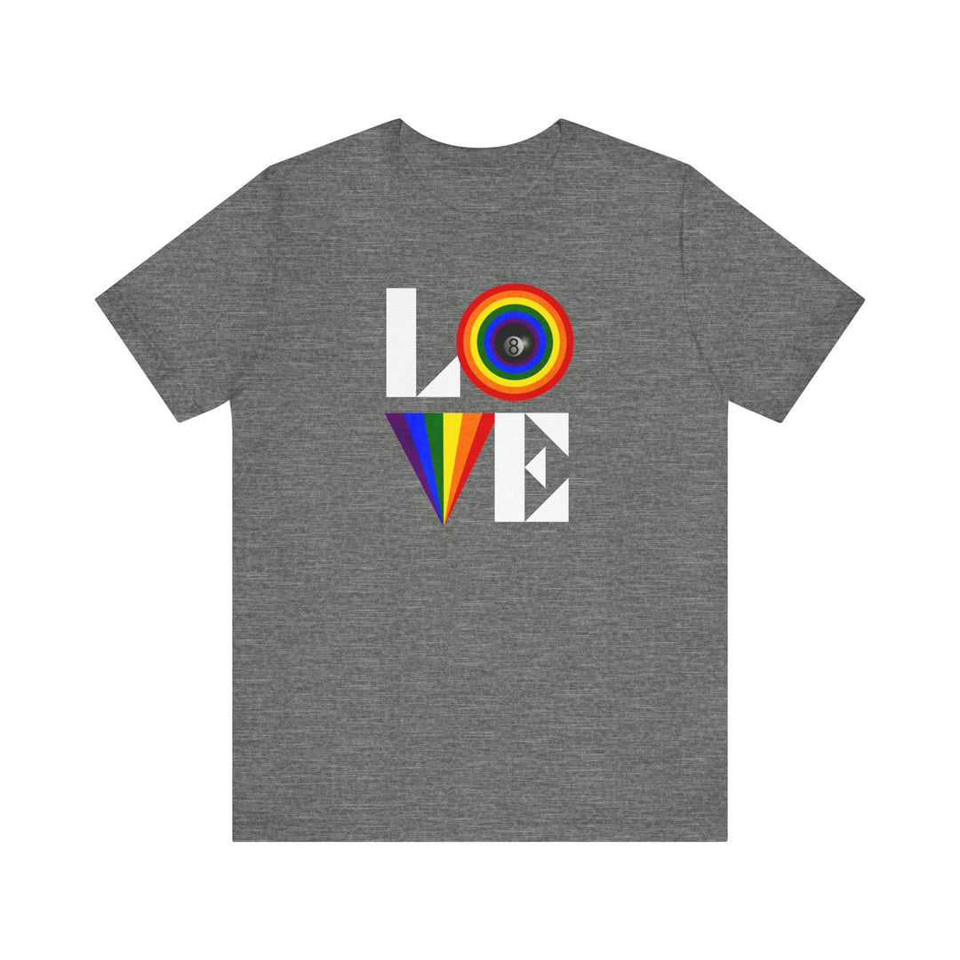LOVE - 8 Ball - Unisex Softstyle Tee - BFLY BILLIARDS
