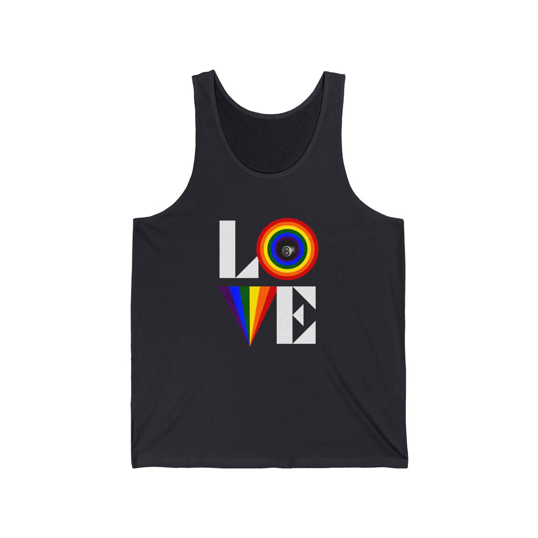 LOVE - 8 Ball - Unisex Tank Top - BFLY BILLIARDS