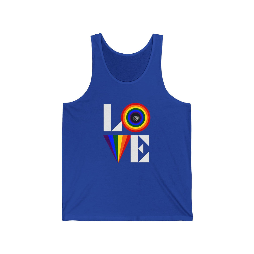 LOVE - 8 Ball - Unisex Tank Top - BFLY BILLIARDS