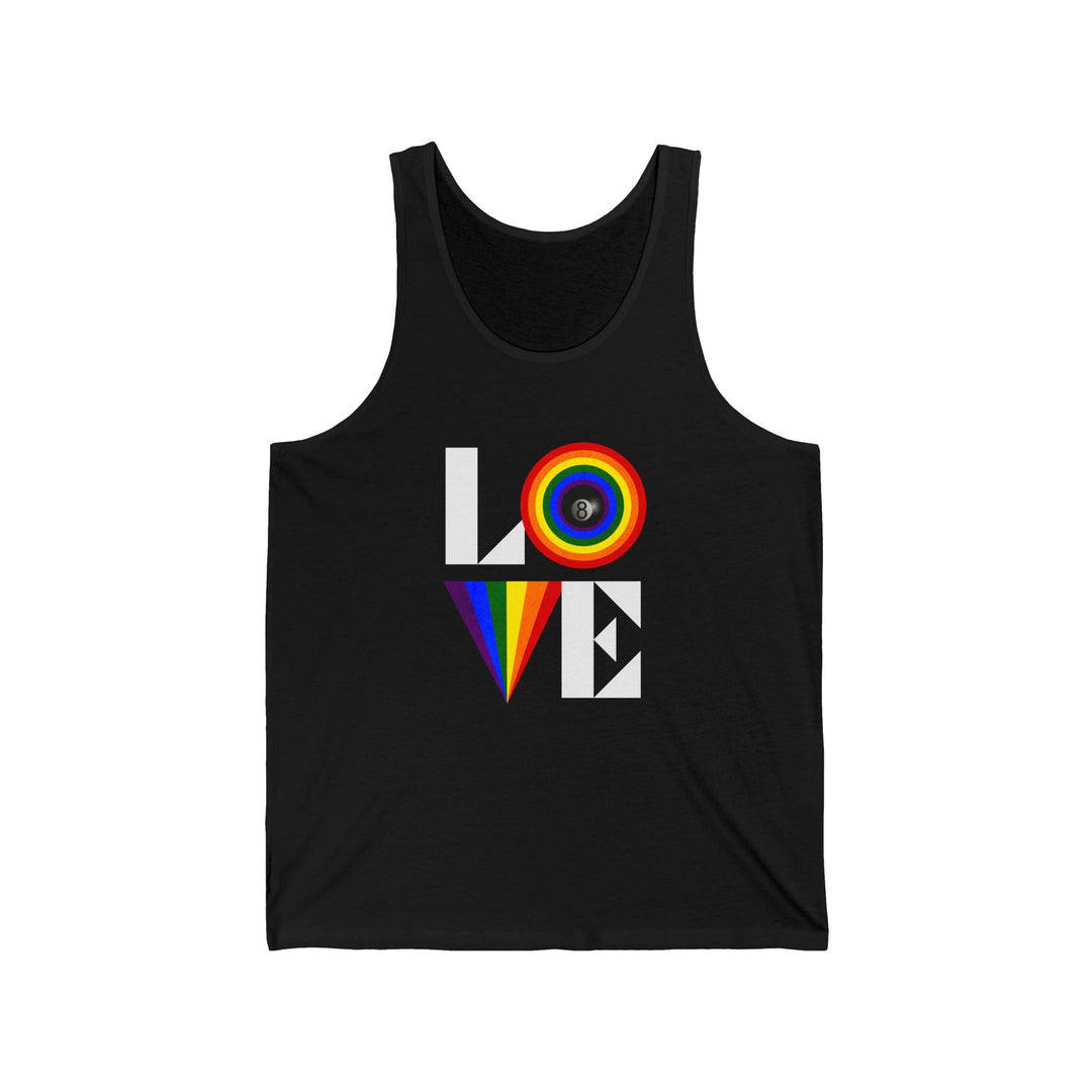 LOVE - 8 Ball - Unisex Tank Top - BFLY BILLIARDS