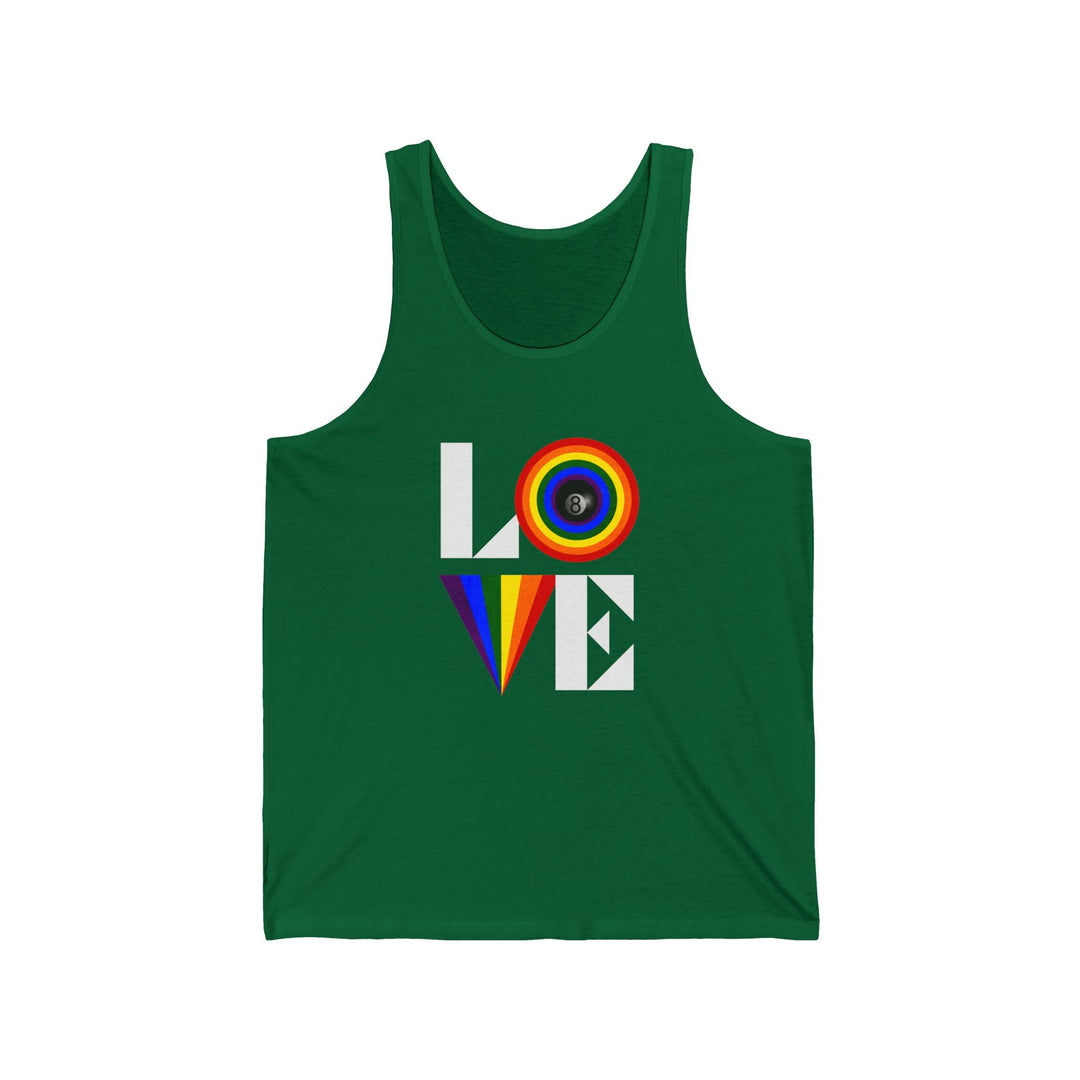 LOVE - 8 Ball - Unisex Tank Top - BFLY BILLIARDS