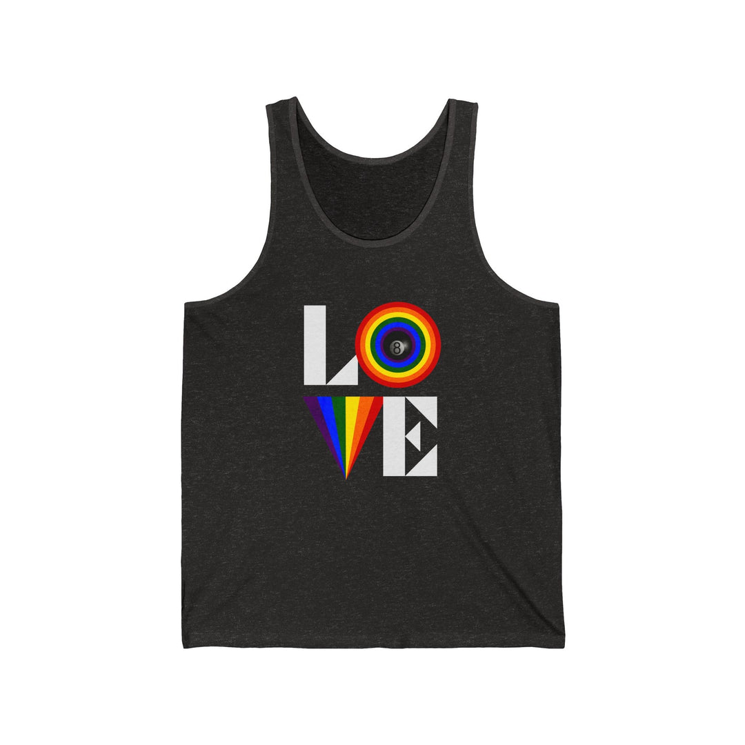 LOVE - 8 Ball - Unisex Tank Top - BFLY BILLIARDS