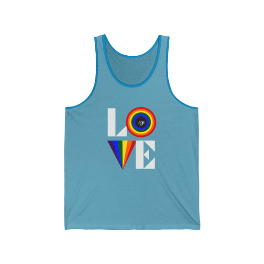 LOVE - 8 Ball - Unisex Tank Top - BFLY BILLIARDS