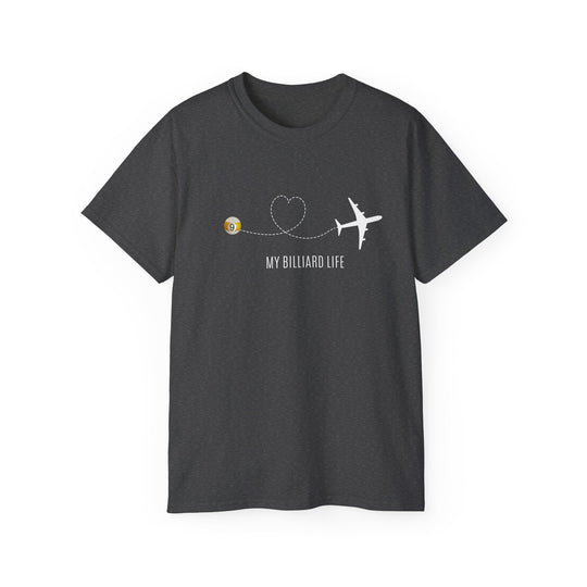 Love - 9 Ball - Billiard Life - Unisex Cotton T-Shirt - BFLY BILLIARDS