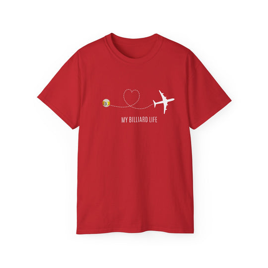 Love - 9 Ball - Billiard Life - Unisex Cotton T-Shirt - BFLY BILLIARDS