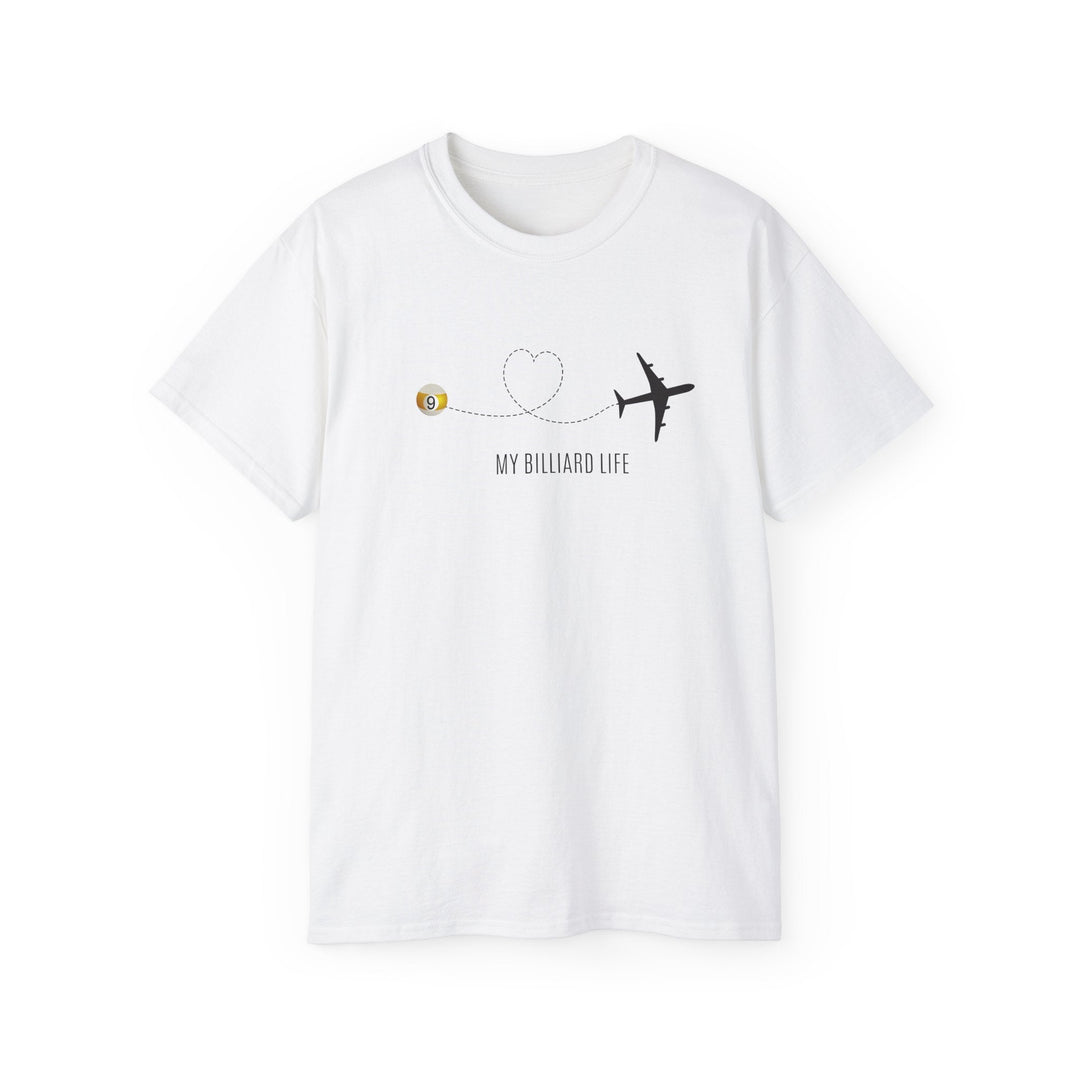Love - 9 Ball - Billiard Life - Unisex Cotton T-Shirt - BFLY BILLIARDS