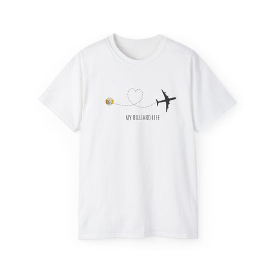 Love - 9 Ball - Billiard Life - Unisex Cotton T-Shirt - BFLY BILLIARDS