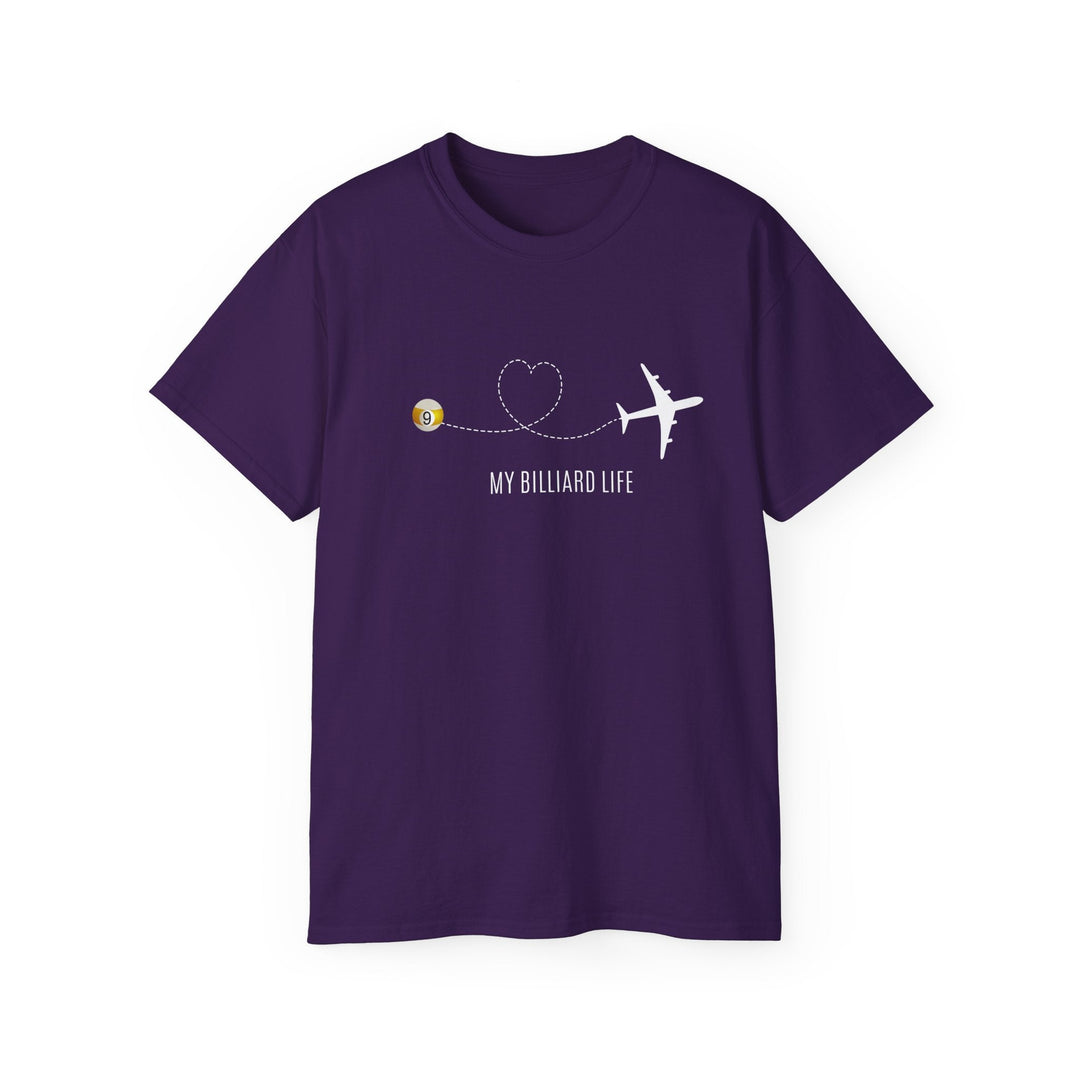 Love - 9 Ball - Billiard Life - Unisex Cotton T-Shirt - BFLY BILLIARDS
