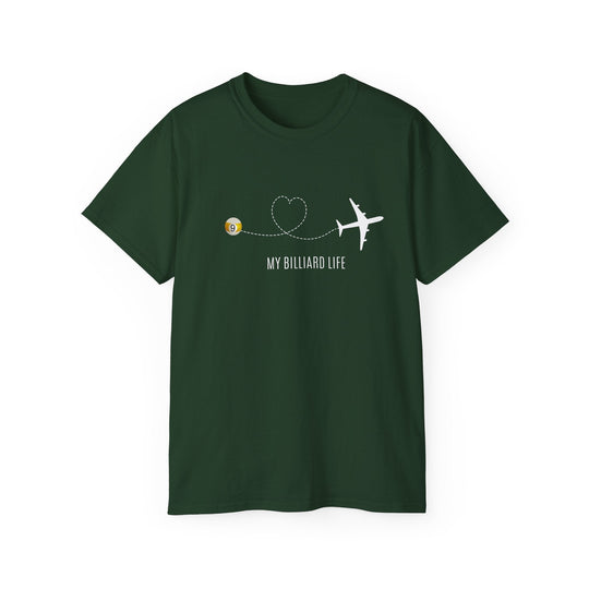 Love - 9 Ball - Billiard Life - Unisex Cotton T-Shirt - BFLY BILLIARDS