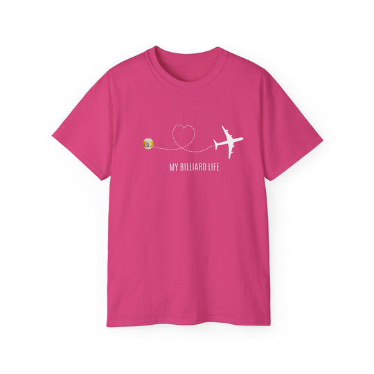 Love - 9 Ball - Billiard Life - Unisex Cotton T-Shirt - BFLY BILLIARDS