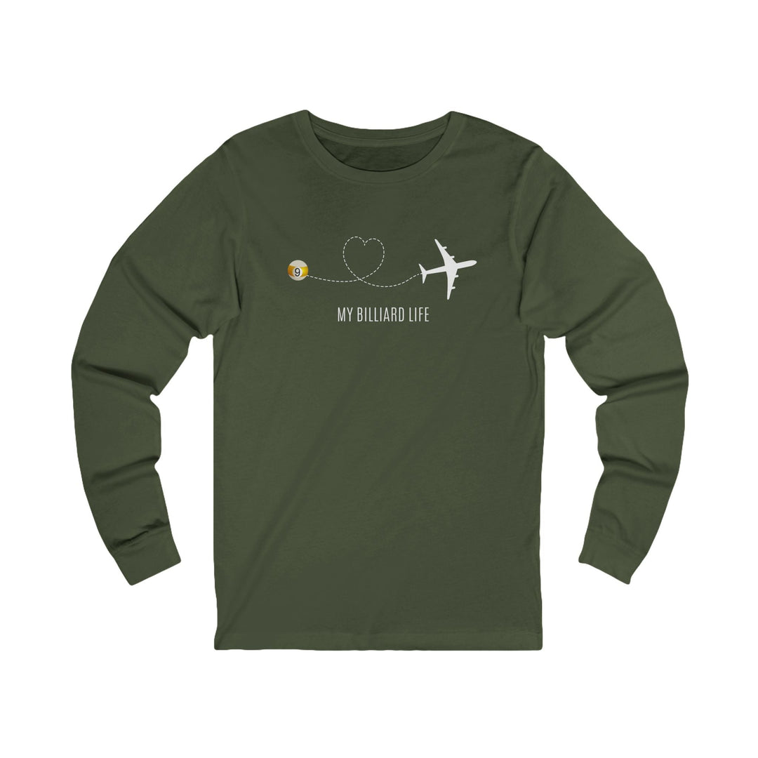 Love - 9 Ball - Billiard Life - Unisex Long Sleeve Tee - BFLY BILLIARDS