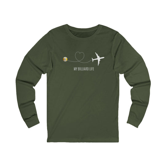 Love - 9 Ball - Billiard Life - Unisex Long Sleeve Tee - BFLY BILLIARDS