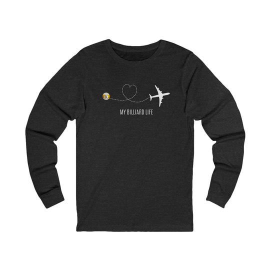 Love - 9 Ball - Billiard Life - Unisex Long Sleeve Tee - BFLY BILLIARDS