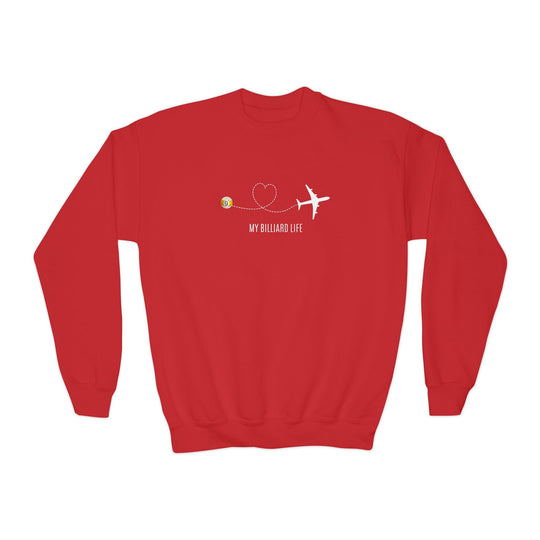 Love - 9 Ball - Billiard Life - Unisex Youth Crewneck Sweatshirt - BFLY BILLIARDS