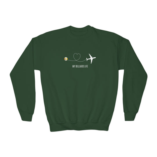 Love - 9 Ball - Billiard Life - Unisex Youth Crewneck Sweatshirt - BFLY BILLIARDS