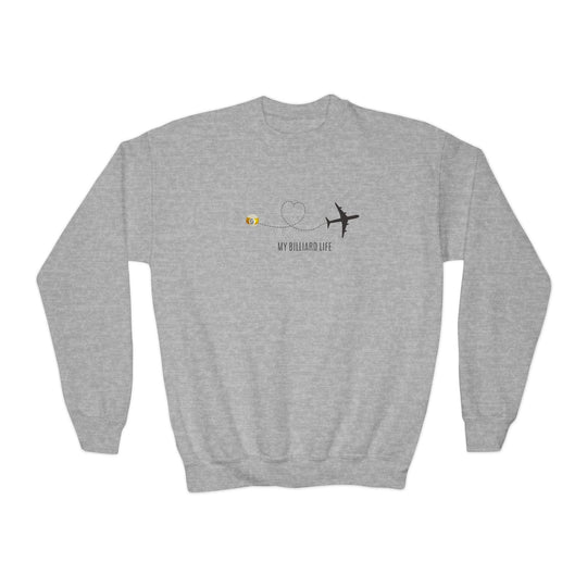 Love - 9 Ball - Billiard Life - Unisex Youth Crewneck Sweatshirt - BFLY BILLIARDS