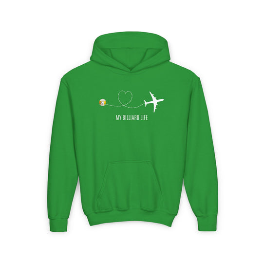 Love - 9 Ball - Billiard Life - Unisex Youth Pullover Hoodie - BFLY BILLIARDS