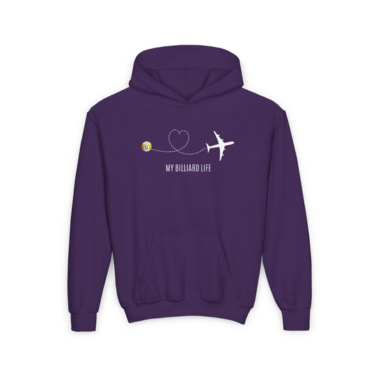 Love - 9 Ball - Billiard Life - Unisex Youth Pullover Hoodie - BFLY BILLIARDS