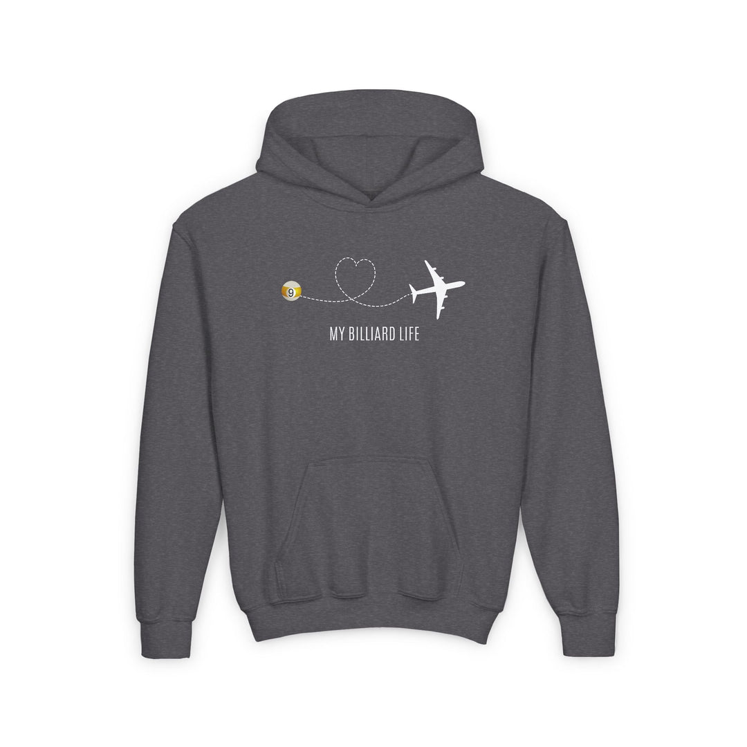 Love - 9 Ball - Billiard Life - Unisex Youth Pullover Hoodie - BFLY BILLIARDS