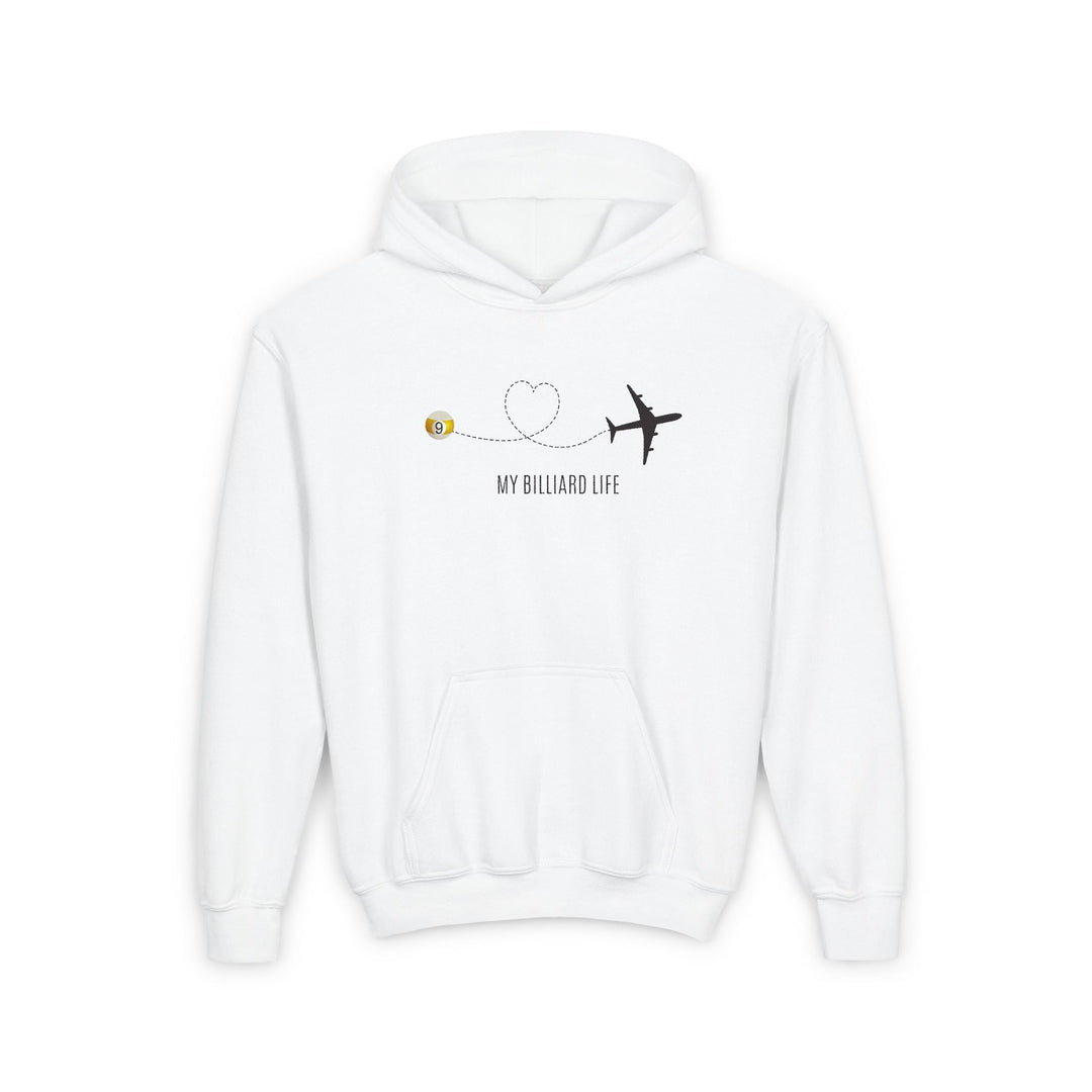 Love - 9 Ball - Billiard Life - Unisex Youth Pullover Hoodie - BFLY BILLIARDS