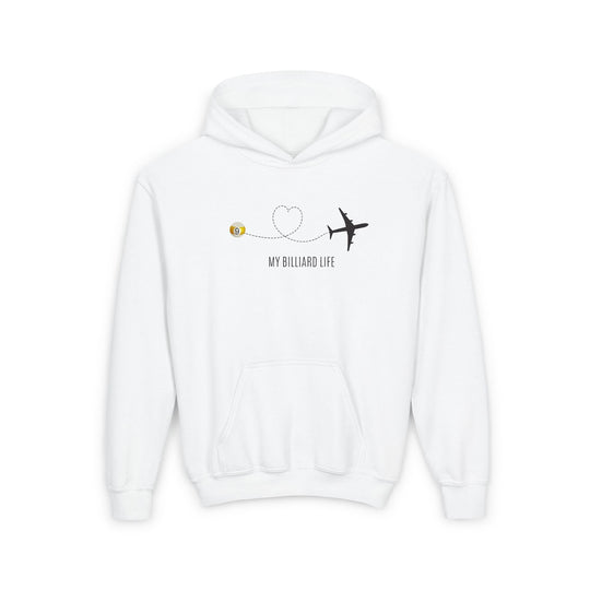 Love - 9 Ball - Billiard Life - Unisex Youth Pullover Hoodie - BFLY BILLIARDS