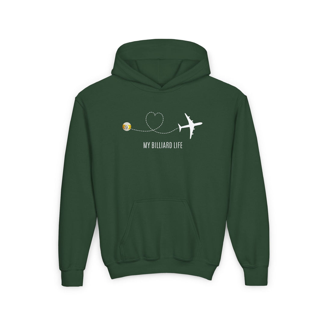 Love - 9 Ball - Billiard Life - Unisex Youth Pullover Hoodie - BFLY BILLIARDS