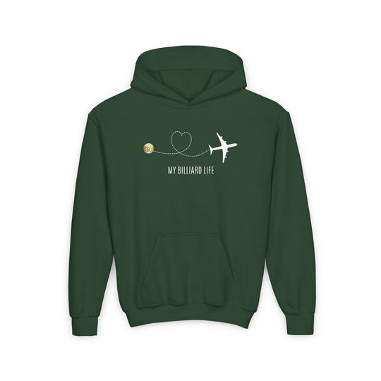 Love - 9 Ball - Billiard Life - Unisex Youth Pullover Hoodie - BFLY BILLIARDS