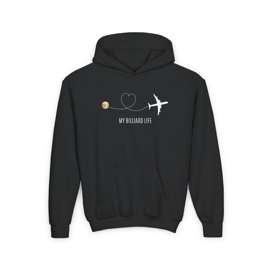 Love - 9 Ball - Billiard Life - Unisex Youth Pullover Hoodie - BFLY BILLIARDS