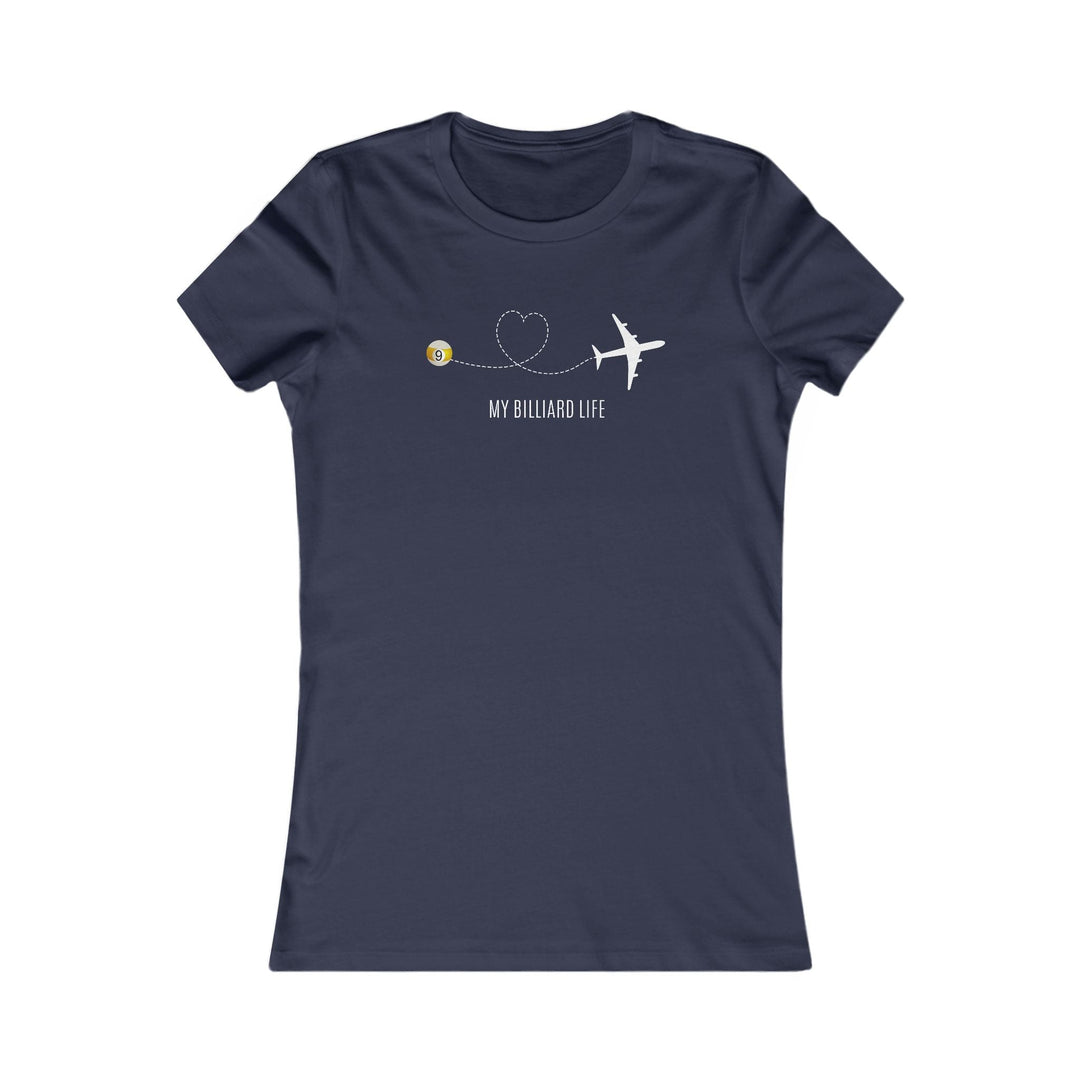 Love - 9 Ball - Billiard Life - Women's Fitted Tee - BFLY BILLIARDS